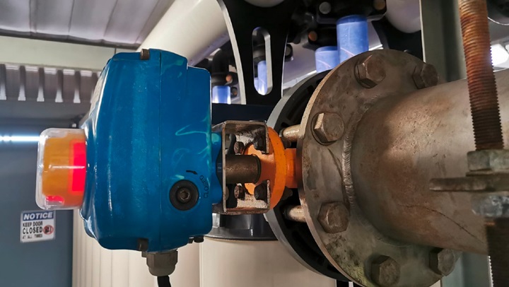 Wouter Witzel butterfly valve installed at the water reclamation plant