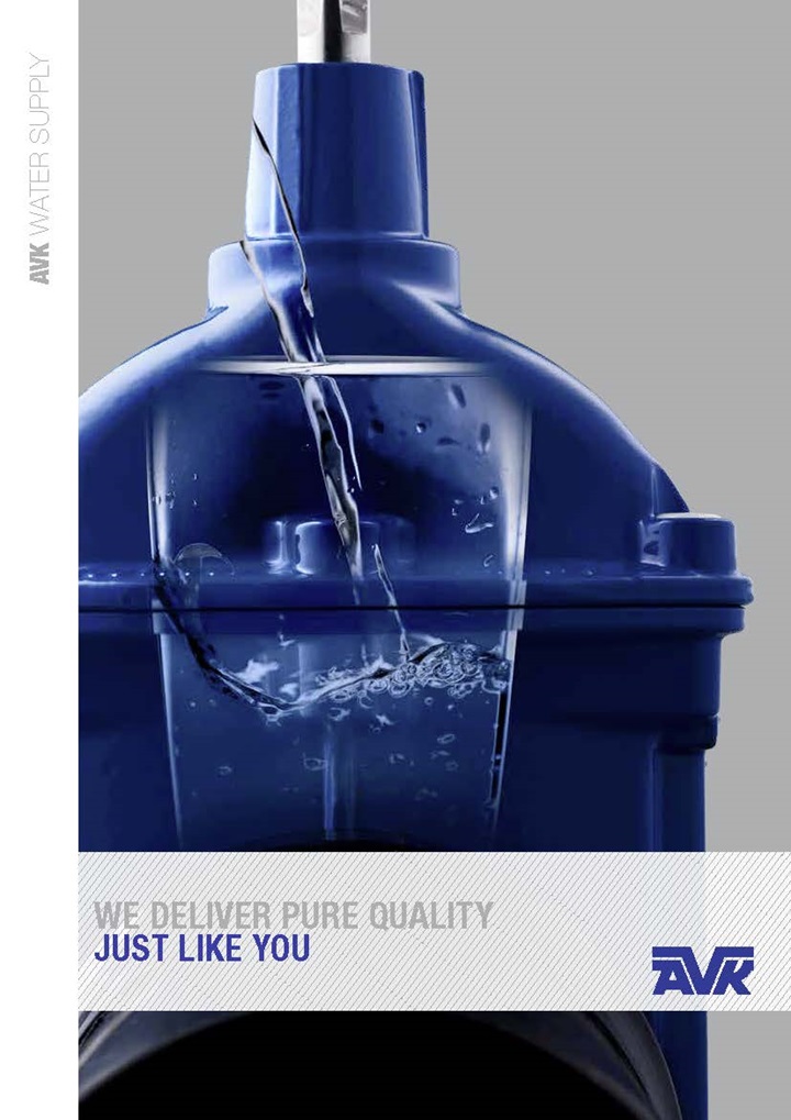 Brochure about water supply from AVK
